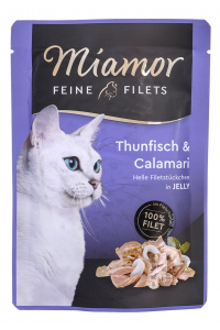 Obrázok pre Miamor šťavnaté krmivo pro kočky Tuňák s chobotnicí 100 g