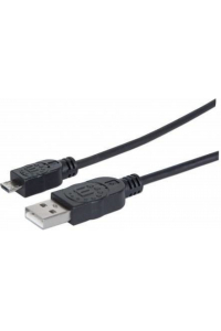 Obrázok pre Kábel GEMBIRD CCP-MUSB2-AMBM-0,5M (USB M - Micro USB M; 0,50 m; čierny)