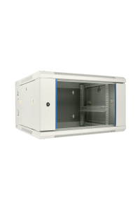 Obrázok pre Extralink Racková skříň 6U 600x600 AZH Šedá montovaná na zdi, dvoudílná
