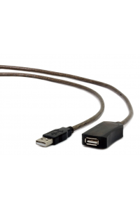 Obrázok pre Gembird USB A/USB A M/F 10m USB kabel USB 2.0 Černá