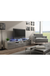 Obrázok pre Cama EVORA BI/SZ televizní stolek/nábytek k multimediálnímu vybavení 2 zásuvka/zásuvek