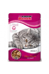 Obrázok pre SUPER BENEK Adult Veal - mokré krmivo pro kočky - 100 g