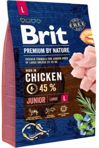 Obrázok pre BRIT Premium by Nature Junior Large Chicken - suché krmivo pro psy - 3 kg