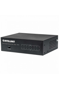 Obrázok pre Intellinet 561204 síťový přepínač Řízený Gigabit Ethernet (10/100/1000) Podpora napájení po Ethernetu (PoE) Černá