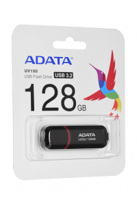 Obrázok pre ADATA AUV150-128G-RBK USB paměť 128 GB USB Typ-A 3.2 Gen 1 (3.1 Gen 1) Černá