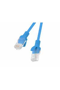 Obrázok pre Lanberg PCU5-10CC-0050-B síťový kabel Modrá 0,5 m Cat5e U/UTP (UTP)