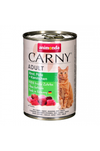 Obrázok pre ANIMONDA Carny Adult Beef, turkey, rabbit - mokré krmivo pro kočky - 400 g