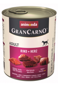 Obrázok pre ANIMONDA GranCarno Adult Beef and hearts - Mokré krmivo pro psy - 800 g