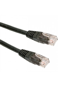 Obrázok pre Gembird PP12-3M/BK síťový kabel Černá Cat5e U/UTP (UTP)