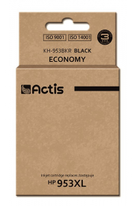 Obrázok pre Actis Inkoust KH-953BKR (náhrada za HP 953XL L0S70AE; standardní; 50 ml; černý) - nový čip