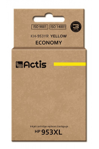 Obrázok pre Actis KH-953YR Inkoust (náhrada za HP 953XL F6U18AE; prémiový; 25 ml; žlutý)