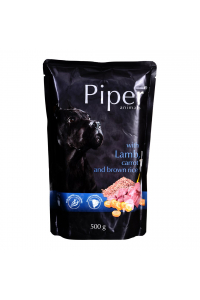 Obrázok pre Dolina Noteci Piper s jehněčím, mrkví a hnědou rýží - vlhké krmivo pro psy 500 g
