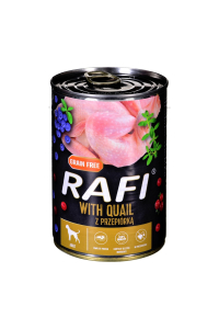 Obrázok pre DOLINA NOTECI Rafi with quail - Mokré krmivo pro psy - 400 g