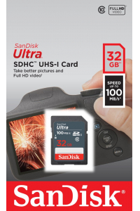 Obrázok pre SanDisk Ultra 32GB SDHC Mem Card 100MB/s paměťová karta UHS-I Třída 10
