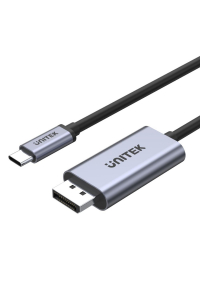 Obrázok pre UNITEK V1409A kabelová redukce USB-C DisplayPort Černá, Šedá