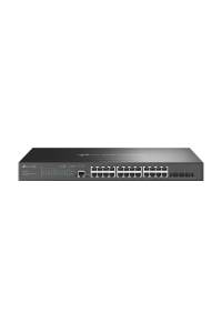Obrázok pre TP-Link Omada SG3428MP síťový přepínač Řízený L2+ Gigabit Ethernet (10/100/1000) Podpora napájení po Ethernetu (PoE) 1U Černá