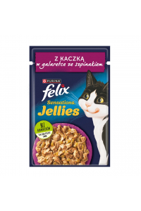 Obrázok pre FELIX Sensations Kachna se špenátem - mokré krmivo pro kočky - 85 g