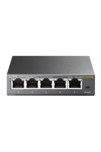 Obrázok pre TP-Link TL-SG105E Řízený L2 Gigabit Ethernet (10/100/1000) Černá