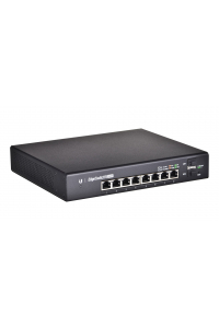 Obrázok pre Ubiquiti Networks EdgeSwitch 8 Řízený Gigabit Ethernet (10/100/1000) Černá Podpora napájení po Ethernetu (PoE)
