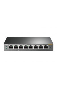 Obrázok pre TP-Link TL-SG108PE Řízený L2 Gigabit Ethernet (10/100/1000) Podpora napájení po Ethernetu (PoE) Černá