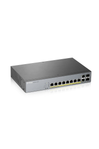 Obrázok pre Zyxel GS1350-12HP-EU0101F síťový přepínač Řízený L2 Gigabit Ethernet (10/100/1000) Podpora napájení po Ethernetu (PoE) Šedá