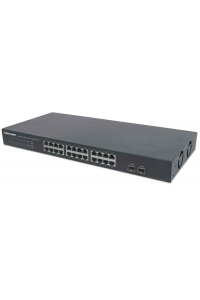 Obrázok pre Intellinet 561044 síťový přepínač Nespravované L2 Gigabit Ethernet (10/100/1000) 1U Černá