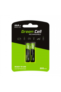 Obrázok pre Green Cell GR08 baterie pro domácnost Dobíjecí baterie AAA Nikl-metal hydridová (NiMH)