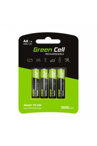 Obrázok pre Green Cell GR01 baterie pro domácnost Dobíjecí baterie AA Nikl-metal hydridová (NiMH)