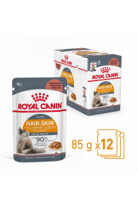 ROYAL CANIN Hair & Skin Care - mokré krmivo pro kočky - 12x85g Obrázok pre ROYAL CANIN Hair & Skin Care - mokré krmivo pro kočky - 12x85g