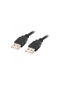Obrázok pre Lanberg CA-USBA-20CU-0018-BK USB kabel 1.8m 2.0 USB A Černá