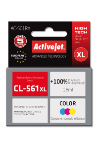 Obrázok pre Activejet AC-561RX inkoustová náplň 1 kusů Kompatibilní Vysoká (XL) výtěžnost Azurová, Purpurová, Žlutá