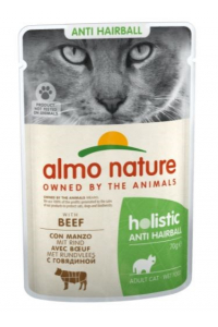 Obrázok pre ALMO NATURE Hairball - mokré krmivo pro dospělé kočky - hovězí maso - 70g