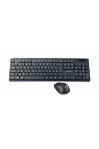 Obrázok pre Gembird KBS-WCH-03 klávesnice Obsahuje myš Bezdrátové RF + USB QWERTY Anglický Černá
