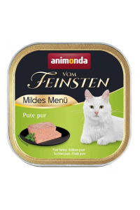 Obrázok pre ANIMONDA Vom Feinsten Mildes Menu Pute pur - mokré krmivo pro kočky - 100g