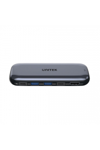 Obrázok pre UNITEK HUB USB-C STORAGE M.2, HDMI, USB-C PD 100W, D1046A