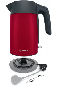 Obrázok pre Rychlovarná konvice Bosch TWK 7L464, 2400 W, 1,7 l červená