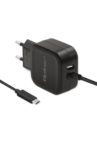 Obrázok pre Qoltec 50190 Nabíječka 17W | 5V | 3,4A | USB + USB typu C