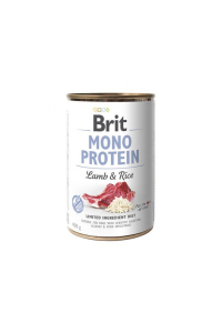 Obrázok pre BRIT MONO PROTEIN Mokré krmivo pro psy Jehněčí s rýží 400 g