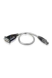 ATEN UC232A-AT sériový kabel Nerezová ocel, Průhledná, Černá 0,35 m USB Typ-A DB-9 Obrázok pre ATEN UC232A-AT sériový kabel Nerezová ocel, Průhledná, Černá 0,35 m USB Typ-A DB-9