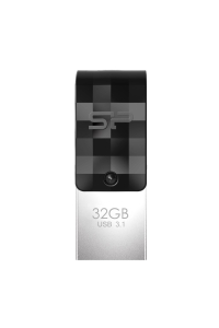 Obrázok pre Silicon Power Mobile C31 USB paměť 32 GB USB Type-A / USB Type-C 3.2 Gen 1 (3.1 Gen 1) Černá, Stříbrná