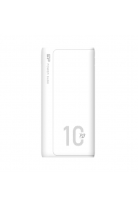 Obrázok pre SILICON POWER QP15 Powerbank Externí baterie 10000 mAh 2x USB QC 3.0 1x USB-C PD  (SP10KMAPBKQP150W) Bílá