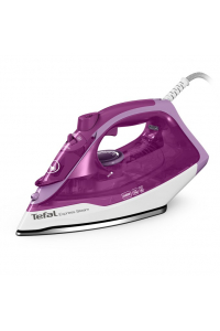 Obrázok pre Tefal FV2836 Suché i parní žehlení Keramická žehlicí plocha 2400 W Purpurová, Bílá