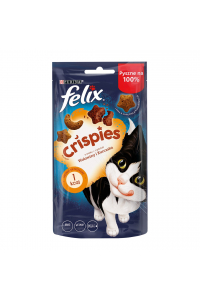 Obrázok pre FELIX Crispies Beef, Chicken - suché krmivo pro kočky - 45 g