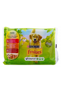 Obrázok pre PURINA Friskies Adult - Mix in jelly - vlhké krmivo pro psy - 4 x100 g