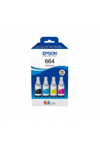 Obrázok pre Epson C13T66464A inkoustová náplň 4 kusů Kompatibilní Černá, Azurová, Purpurová, Žlutá