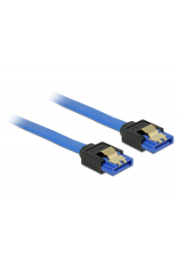 Obrázok pre DeLOCK 84979 SATA kabel 0,5 m SATA 7-pin Černá, Modrá