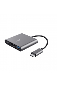 Obrázok pre Trust Dalyx USB 3.2 Gen 1 (3.1 Gen 1) Type-C Hliník, Černá