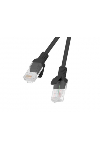 Obrázok pre Lanberg PCU6-10CC-0100-BK síťový kabel Černá 1 m Cat6 U/UTP (UTP)