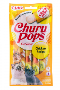 Obrázok pre INABA Churu Pops Kuře - pamlsek pro kočky - 4x15 g