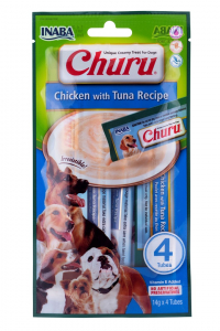 Obrázok pre INABA Churu Chicken with tuna - pamlsek pro psy - 4x14 g